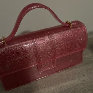 Forever 21 glitter jelly shoulder bag